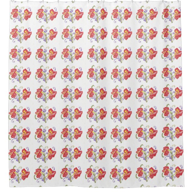 Rosemal Shower Curtain (Front)