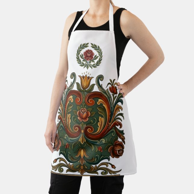 rosemaling apron (Insitu)