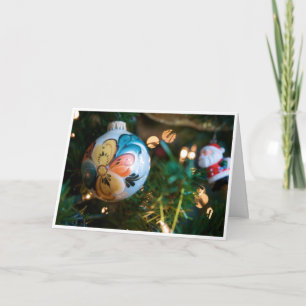 Rosemaling Christmas Card (Peace and Joy)