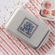 Rosemaling Monogram Prussian Blue