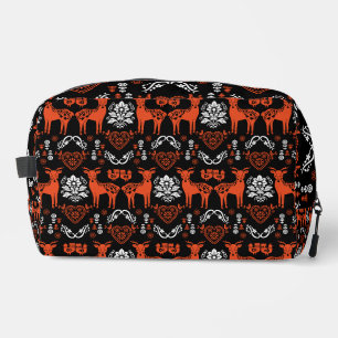 Rosemaling Norwegian Folk Art Dopp Kit