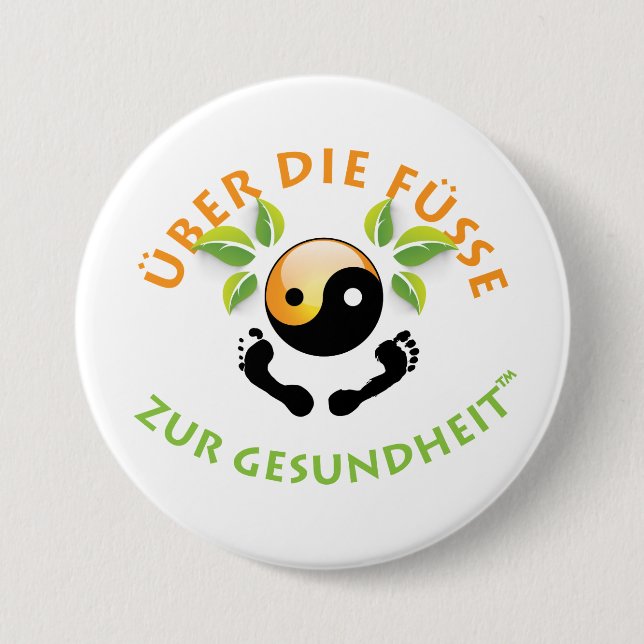 Rosemarie's Wohlfühl Oase Stiftknopf 7.2cm rund1 7.5 Cm Round Badge (Front)