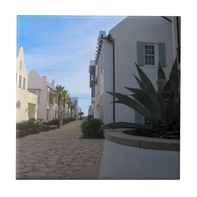 Rosemary beach ceramic tile (Front)