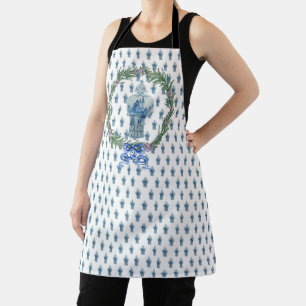 Rosemary Blue & White Ginger Jar Apron