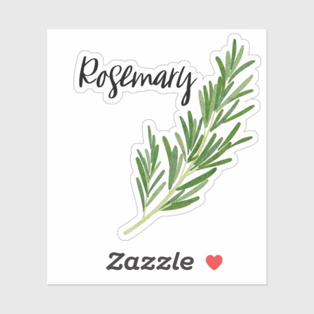 Rosemary Herb Jar Sticker (Sheet)
