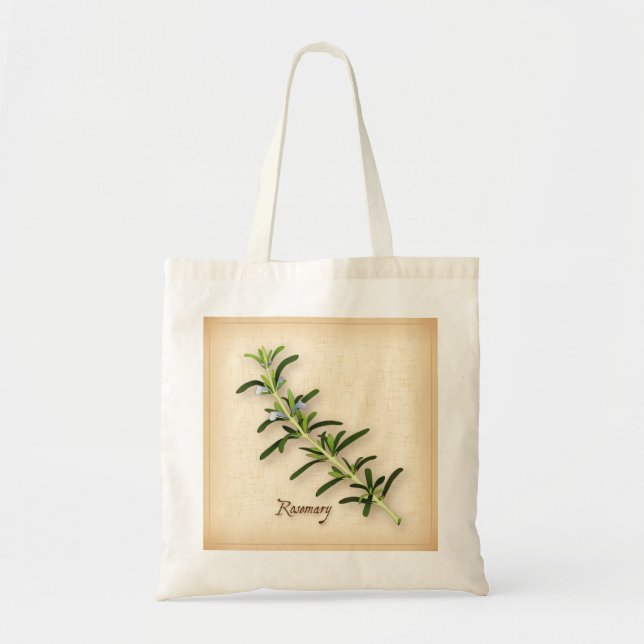 Rosemary Herb Tote Bag (Front)