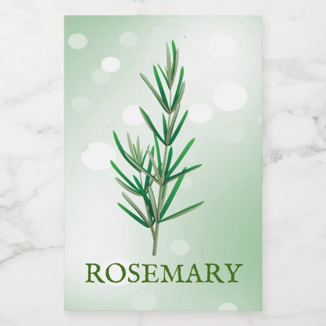 Rosemary Herbs Label (Single Label)