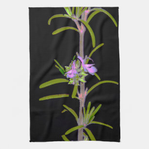 Rosemary in Bloom Tea Towel