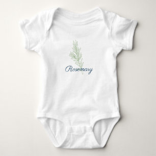Rosemary Plant Baby Bodysuit