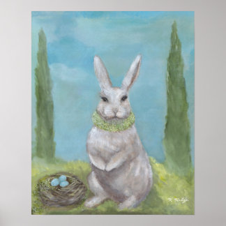 Rosemary Rabbit - Print
