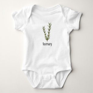Rosemary Spices Herbs Baby Bodysuit
