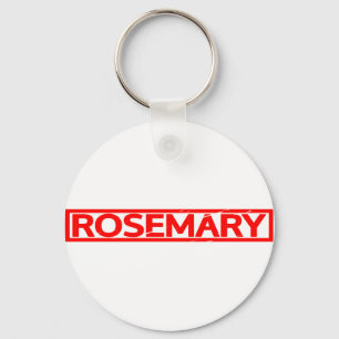 Rosemary Stamp Key Ring