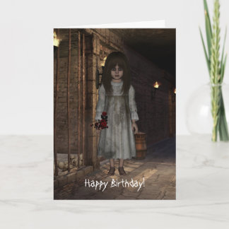RoseMary Undead Little Dungeon Happy Birthday Card