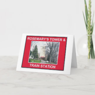 ROSEMARY'S TOWER & TRAIN STATION CARD