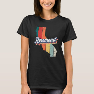 Rosemead City Retro Vintage Hometown California T-Shirt