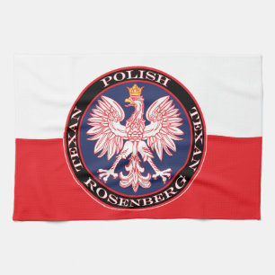 Rosenberg Round Polish Texan Tea Towel