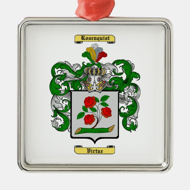 Rosenquist Metal Tree Decoration (Front)