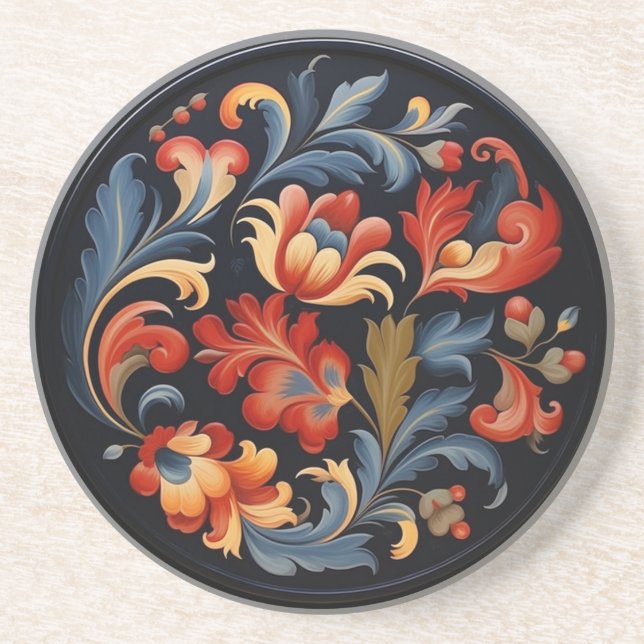 Rosepaint Modern 1 of 6 Coaster (Front)