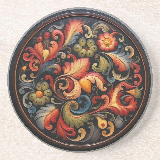 Rosepaint Modern 4 of 6 Coaster (Front)