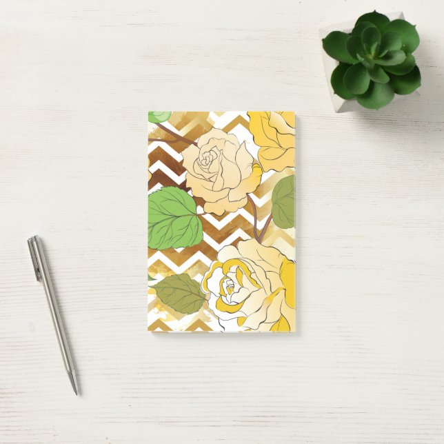 Roses 10 post-it notes (Office)