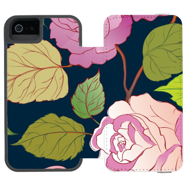 Roses 16 incipio iPhone wallet case (Folio Open)