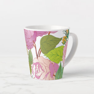 Roses 17 latte mug