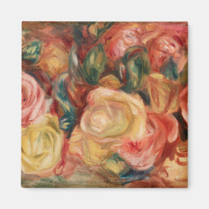 Roses (1912) by Pierre-Auguste Renoir Fine Art Magnet