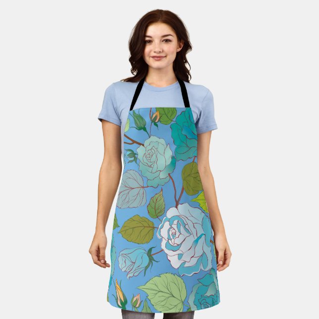 Roses 23 apron (Worn)