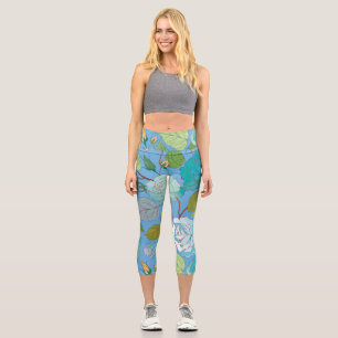 Roses 23 capri leggings