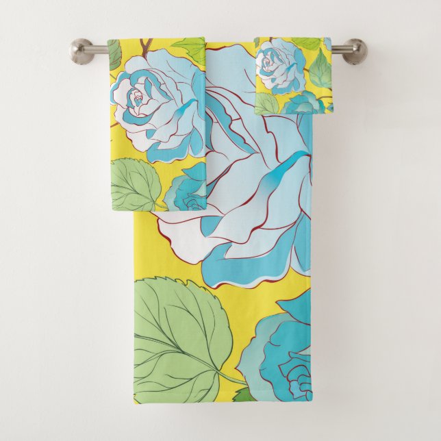 Roses 24 bath towel set (Insitu)