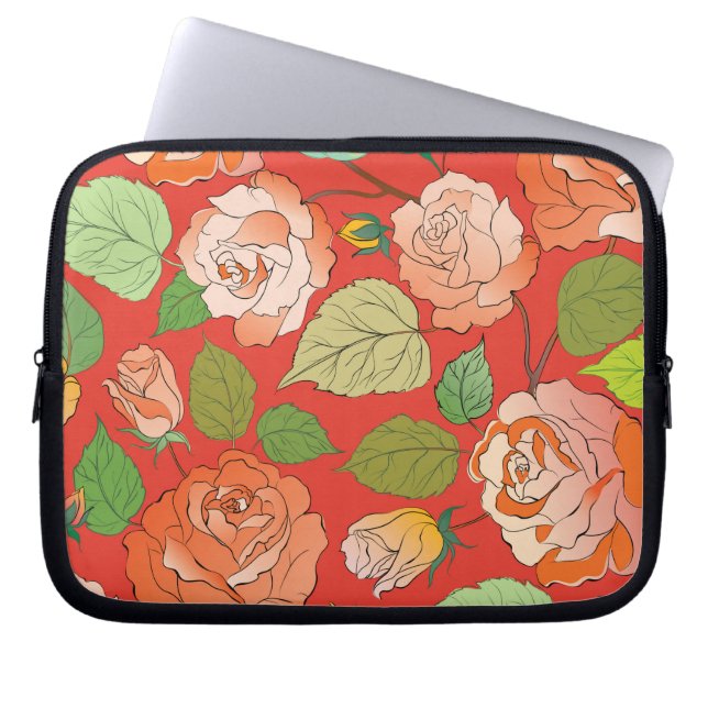 Roses 26 laptop sleeve (Front)