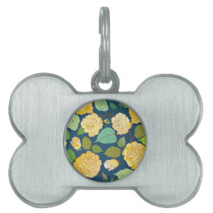 Roses 2 pet ID tag
