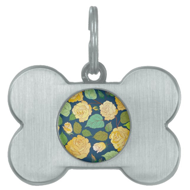 Roses 2 pet ID tag (Front)