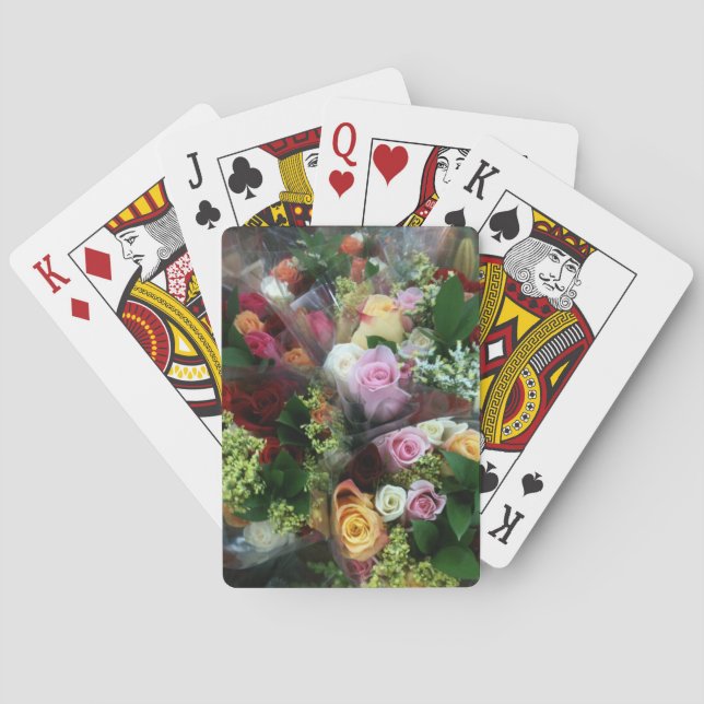 Roses 2 playing cards (Back)