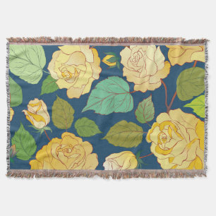 Roses 2 throw blanket