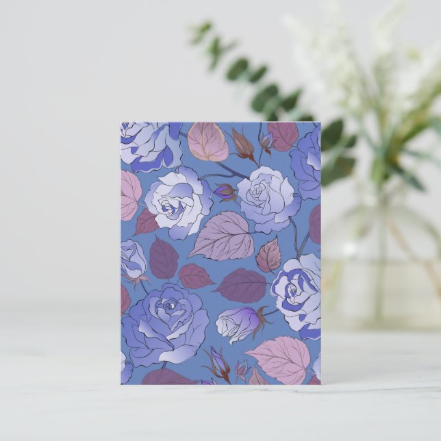 Roses 32 holiday postcard (Standing Front)