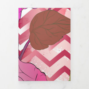 Roses 33 Tri-Fold holiday card