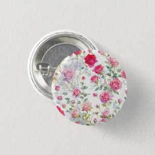 Roses 3 Cm Round Badge