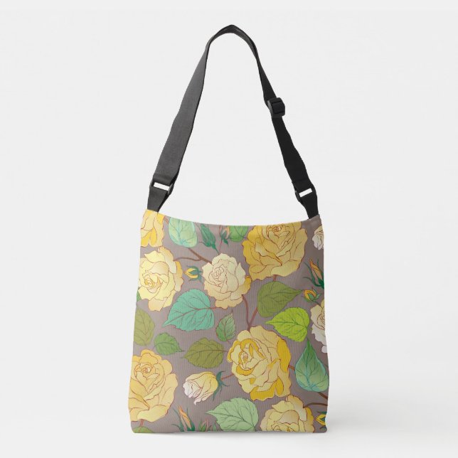 Roses 3 crossbody bag (Front)