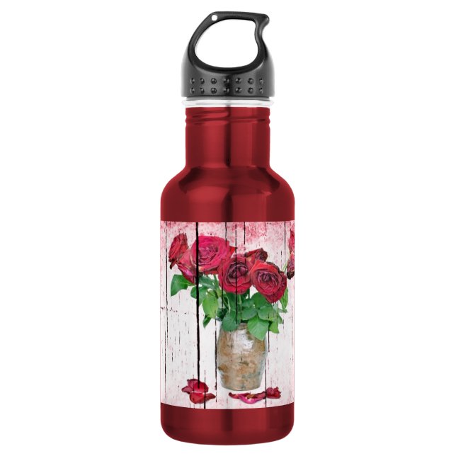 Roses 532 Ml Water Bottle (Front)