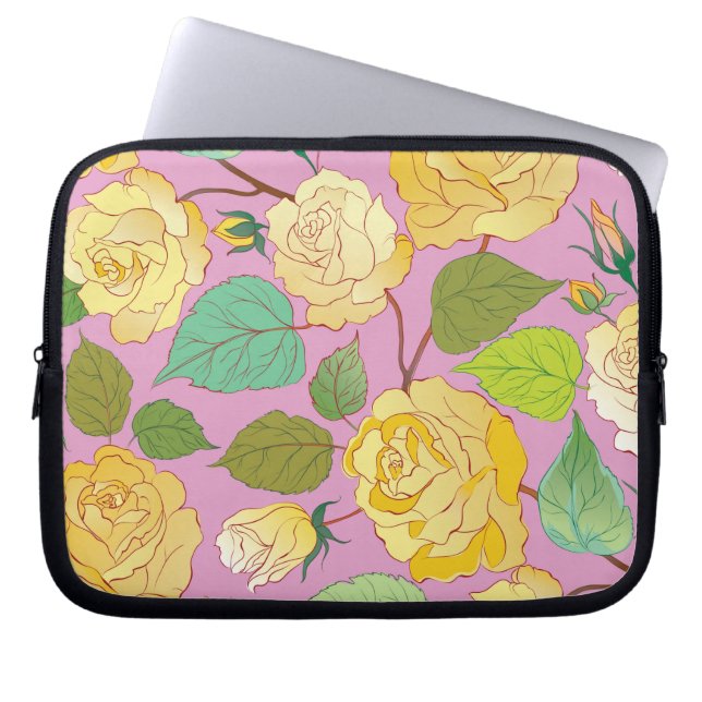Roses 6 laptop sleeve (Front)