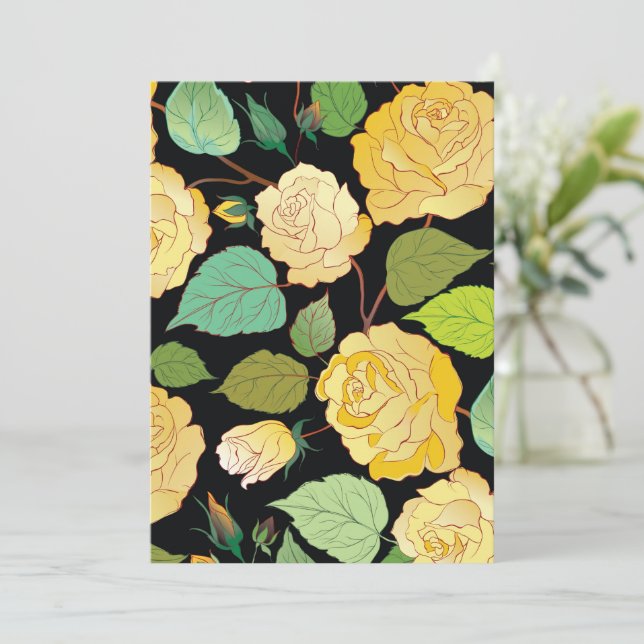 Roses 8 thank you card (Standing Front)