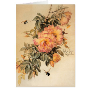 ‘Roses and Bumblebees’ by Paul de Longpré