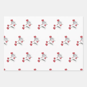 Roses and Cigarettes Wrapping Paper Sheet