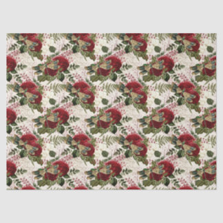 Roses and Dragonflies (Design 7) Tissue Paper