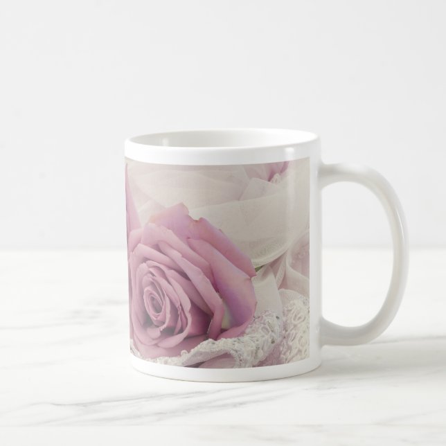 Roses And Lace Still Life Mug (Right)