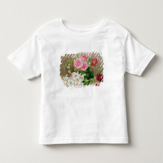 Roses and Lilies Toddler T-Shirt (Front)