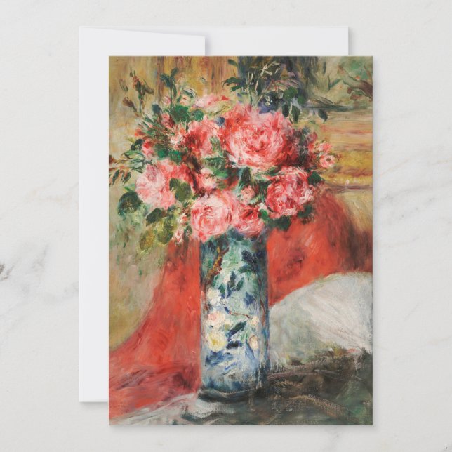 Roses and Peonies in a Vase | Renoir (Front)
