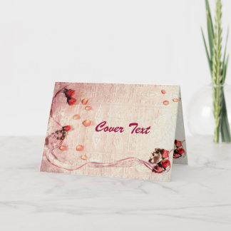 Roses and Petals Holiday Card
