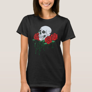 Roses and Skull T-Shirt